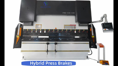 Hybride Druckbremsenmaschine 130Ton/3200,Servo Pumpe CNC Druckbremse für Demo